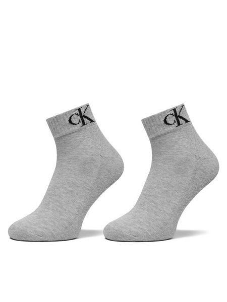 Calvin Klein Jeans Skarpety krótkie 701228805 Szary. Szare skarpety Calvin Klein Jeans, bez wzorów, z bawełny. Za 59.99 zł.