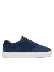 Calvin Klein Sneakersy Clean Cup Low Laceup Oxf Su HM0HM01880 Granatowy. Niebieskie buty sportowe casual CALVIN KLEIN, bez wzorów, ze skóry, bez zapięcia. Za 699.99 zł.