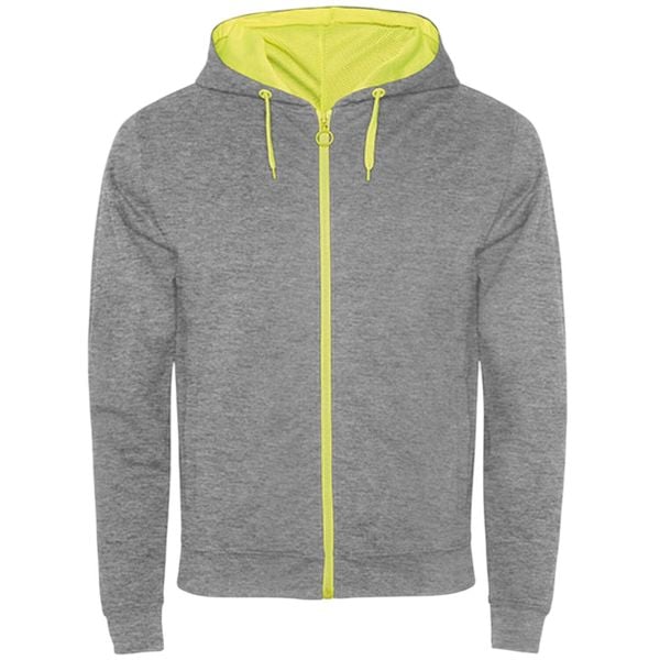 Męska Kurtka Fuji Heather Sweat Jacket. Szare kurtki ROLY, m, bez wzorów, z bawełny, z kapturem. Za 160.99 zł.