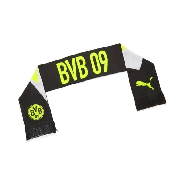 Szalik Borussia Dortmund Essentials PUMA. Czarne szaliki Puma, bez wzorów. Za 109.00 zł.