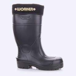 Kalosze męskie Lemigo Worker. Czarne śniegowce LEMIGO, z gumy, bez zapięcia. Za 210.65 zł.