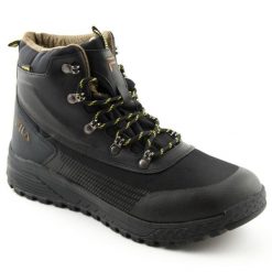 Buty turystyczne męskie Fila Hikebooster Mid. Czarne buty turystyczne Fila, bez wzorów, bez zapięcia. W wyprzedaży za 284.00 zł.