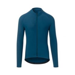 Dżersej z długim rękawem Giro M Chrono Thermal Jersey. Niebieskie bluzki z długim rękawem GIRO, m, bez wzorów, z dżerseju, bez kołnierzyka, bez ramiączek. W wyprzedaży za 352.60 zł.