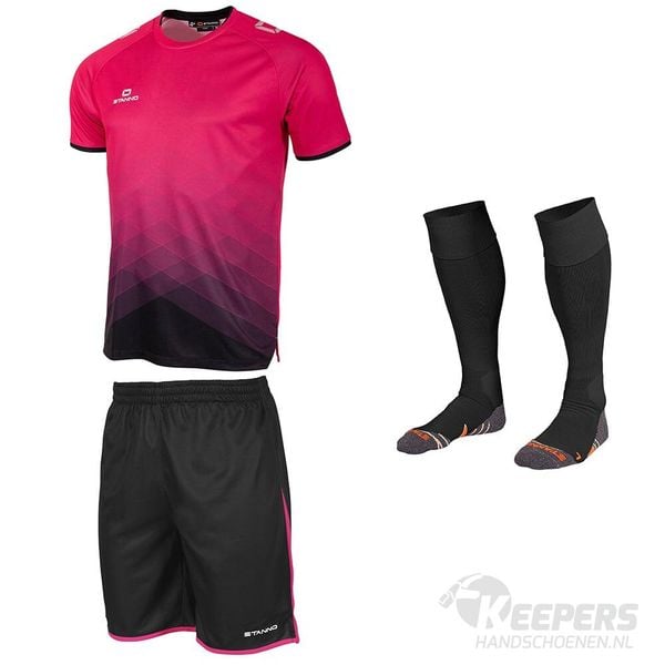 Jersey Stanno Altius. Czarne t-shirty sportowe STANNO, bez wzorów, z jersey, bez ramiączek, do piłki nożnej. Za 188.00 zł.