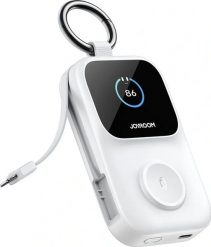 Joyroom JR-W19 5000 mAh z ładowaniem bezprzewodowym zegarka 5 W biały. Białe powerbanki . Za 119.90 zł.