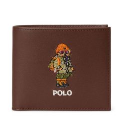 Portfel Polo Ralph Lauren. Brązowe portfele Polo Ralph Lauren, bez wzorów. Za 819.99 zł.