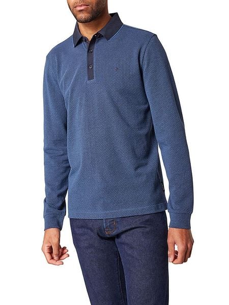Pierre Cardin Koszulka polo w kolorze niebieskim rozmiar: XXL. Niebieskie koszulki polo Pierre Cardin, xxl, bez wzorów, z bawełny, bez kołnierzyka, bez ramiączek. Za 122.38 zł.