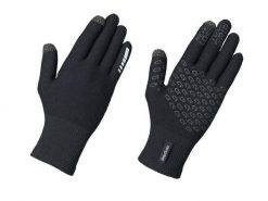 GripGrab Primavera Merino II rękawiczki z pełnymi palcami. Czarne rękawiczki GRIPGRAB, bez wzorów, z materiału. Za 259.99 zł.