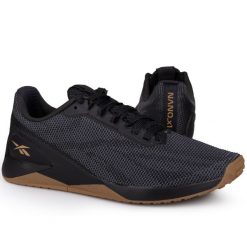 Buty męskie na trening Reebok NANO X1 GRIT. Brązowe buty sportowe casual Reebok, bez wzorów, bez zapięcia. W wyprzedaży za 349.00 zł.