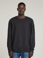 G-Star Bluza w kolorze czarnym rozmiar: XL. Czarne bluzy G-Star, xl, bez wzorów, z bawełny, bez kaptura. Za 149.31 zł.