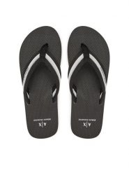 Armani Exchange Japonki XUQ006 XV962 N814 Czarny. Czarne japonki Armani Exchange, bez wzorów, z materiału. Za 239.99 zł.