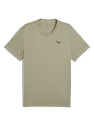 Puma Koszulka funkcyjna w kolorze khaki rozmiar: L. Brązowe t-shirty sportowe Puma, bez wzorów, z materiału, bez ramiączek, outdoorowe. Za 61.02 zł.