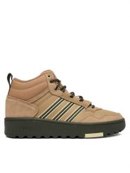Adidas Sneakersy Hoops 4.0 Mid Shoes KI6381 Brązowy. Brązowe buty sportowe casual Adidas, bez wzorów, ze skóry, bez zapięcia. Za 329.99 zł.