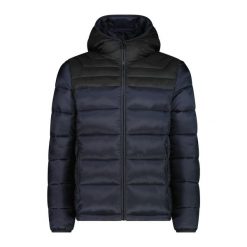 Kurtka puchowa z kapturem na zamek CMP. Brązowe kurtki CMP, bez wzorów, z puchu, z kapturem. Za 489.99 zł.