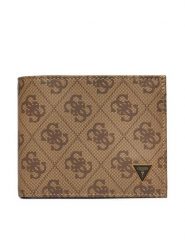 Guess Portfel SMVELE LEA24 Beżowy. Brązowe portfele Guess, z aplikacjami, ze skóry. Za 299.99 zł.