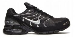 Buty treningowe męskie Nike Air Max Torch 4. Czarne buty do biegania Nike, bez wzorów, z koronki, do biegania, nike air max. Za 389.99 zł.