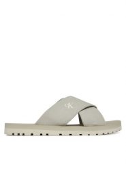 Calvin Klein Jeans Klapki Cross Sandal Crxs Tx YM0YM01223 Szary. Szare klapki Calvin Klein Jeans, z jeansu. Za 159.99 zł.