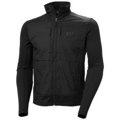 Polar Helly Hansen Versalite Hybrid. Czarne bluzy z polaru Helly Hansen, bez wzorów, z polaru, bez kaptura. W wyprzedaży za 469.25 zł.