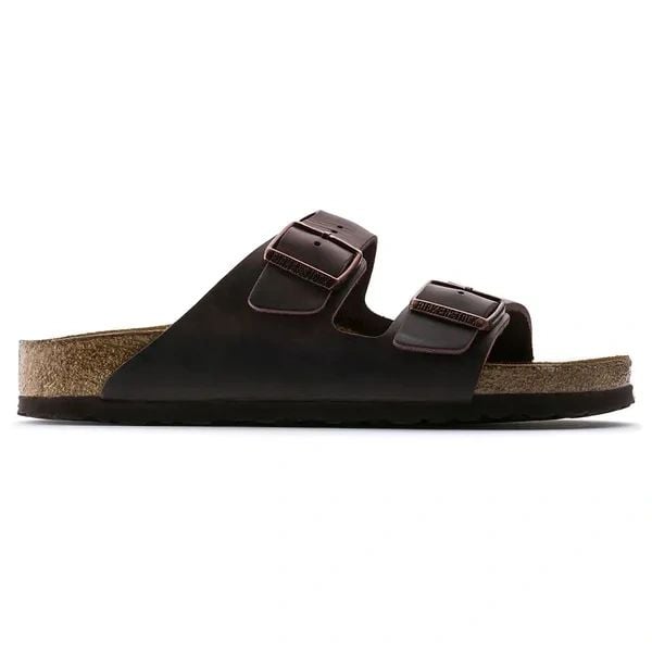 BIRKENSTOCK Arizona SFB LEOI Habana Klapki męskie. Brązowe klapki Birkenstock. Za 489.99 zł.