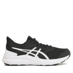 Buty do biegania Asics. Czarne buty do biegania ASICS, bez wzorów, bez zapięcia, do biegania. Za 199.99 zł.