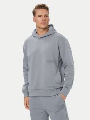 BOSS Bluza 50564113 Szary Relaxed Fit. Szare bluzy Boss, l, bez wzorów, z bawełny, bez kaptura. Za 629.99 zł.