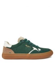 Pepe Jeans Sneakersy PMS31058 Zielony. Zielone buty sportowe casual Pepe Jeans, bez wzorów, z jeansu, bez zapięcia. Za 289.99 zł.