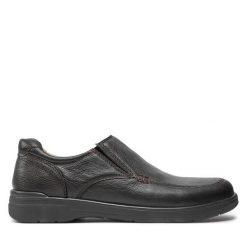 Półbuty Caprice. Brązowe eleganckie półbuty Caprice, bez wzorów, bez obcasa, bez zapięcia. Za 259.99 zł.