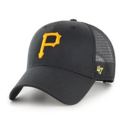Brand `47 czapka z daszkiem Pittsburgh Pirates B-BRANS20CTP-BKC czarny OSFM. Czarne czapki z daszkiem 47 Brand, bez wzorów. Za 139.00 zł.