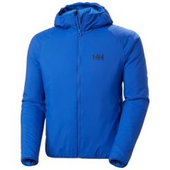 Kurtka ocieplana z kapturem Helly Hansen Verglas. Niebieskie kurtki przeciwdeszczowe Helly Hansen, m, bez wzorów, z kapturem. Za 509.99 zł.