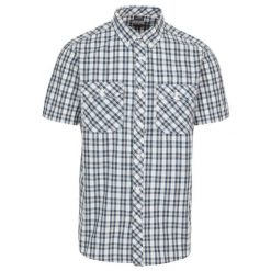Męska Koszula W Kratę BaileysBridge. Niebieskie koszule Trespass, m, bez wzorów, bez kołnierzyka, bez ramiączek. Za 111.99 zł.