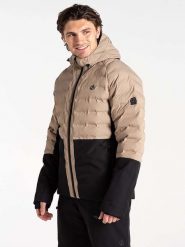 Dare 2b Kurtka narciarska "Ollie II" w kolorze beżowo-czarnym rozmiar: XL. Brązowe kurtki narciarskie i snowboardowe Dare 2B, xl, bez wzorów, narciarskie. Za 331.75 zł.