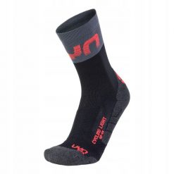 Skarpety rowerowe męskie Uyn Cycling Light Socks Black / Red. Brązowe skarpety UYN, bez wzorów. Za 74.99 zł.