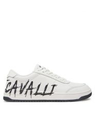 Just Cavalli Sneakersy 78QA3SM5 ZP397 Biały. Białe buty sportowe casual Just Cavalli, bez wzorów, ze skóry, bez zapięcia. Za 589.99 zł.