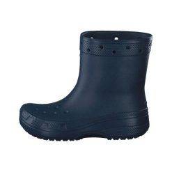 Kalosze męskie Crocs Classic Rain Boot. Niebieskie śniegowce Crocs, bez zapięcia. W wyprzedaży za 202.99 zł.
