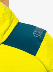 Bluza z kapturem męska La Sportiva Lucendro Thermal Hoody. Żółte bluzy z kapturem La Sportiva, m, bez wzorów, z materiału, z kapturem. Za 610.49 zł.