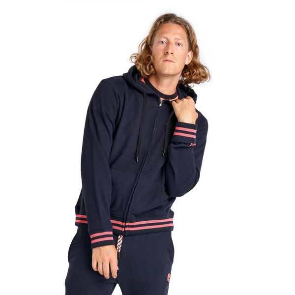 Welcome Back Męski dres z kapturem i zamkiem. Czarne komplety dresowe LEONE 1947 APPAREL, l, bez wzorów, z dresówki, bez ramiączek. W wyprzedaży za 249.40 zł.