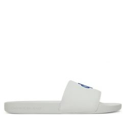 Klapki Calvin Klein Jeans. Szare klapki Calvin Klein Jeans, z jeansu. Za 199.99 zł.