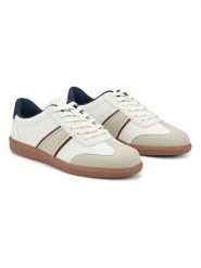 Freyling Sneakersy w kolorze beżowo-białym rozmiar: 42. Białe buty sportowe casual Freyling, bez wzorów, bez zapięcia. Za 147.95 zł.