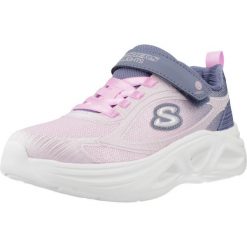 Buty SKECHERS SOLA GLOW 2.0 Rose. Czerwone buty trekkingowe Skechers, bez wzorów, z tkaniny, bez zapięcia. Za 216.99 zł.