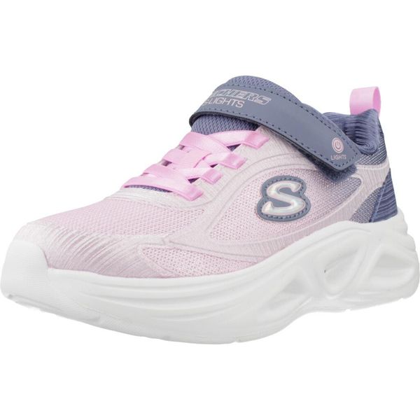 Buty SKECHERS SOLA GLOW 2.0 Rose. Czerwone buty trekkingowe Skechers, bez wzorów, z tkaniny, bez zapięcia. Za 217.99 zł.