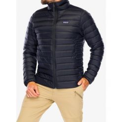 Kurtka puchowa Patagonia Down Sweater. Czarne kurtki Patagonia, m, bez wzorów, z puchu, bez kaptura. Za 980.99 zł.
