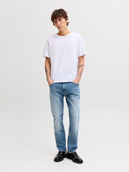 Jack & Jones Dżinsy "Clark" - Slim fit - w kolorze błękitnym rozmiar: W33/L34. Niebieskie jeansy Jack & Jones, l. Za 140.53 zł.