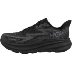 Buty do biegania męskie Hoka One One Clifton 9. Czarne buty do biegania HOKA, bez wzorów, z gumy, bez zapięcia, do biegania. Za 932.00 zł.