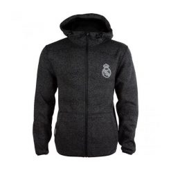 Kurtka techniczna męska Madridistas. Szare kurtki REAL MADRID, m, bez wzorów, z materiału, bez kaptura. Za 413.38 zł.