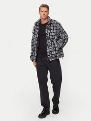 Versace Jeans Couture Kurtka przejściowa 77GAS426 Czarny Regular Fit. Czarne kurtki Versace Jeans Couture, m, bez wzorów, z jeansu, bez kaptura. Za 919.99 zł.