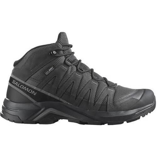Buty trekkingowe męskie Salomon X-adventure Recon Mid Gtx. Czarne buty trekkingowe Salomon, bez wzorów, z materiału, bez zapięcia. Za 624.00 zł.