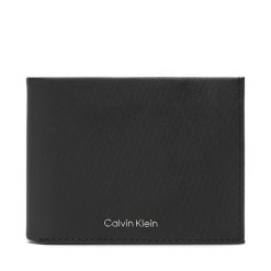 Portfel męski Calvin Klein. Czarne portfele CALVIN KLEIN, bez wzorów. Za 399.99 zł.