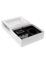 Emporio Armani Pasek Męski Y4S270 YLP4X 88001 Czarny. Czarne paski Emporio Armani, bez wzorów, ze skóry. Za 679.99 zł.