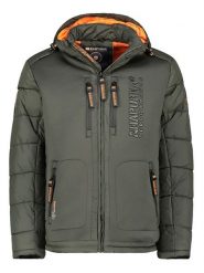 ANAPURNA Kurtka zimowa "Beachana" w kolorze khaki rozmiar: XL. Brązowe kurtki ANAPURNA, na zimę, xl, z aplikacjami, bez kaptura. Za 395.94 zł.