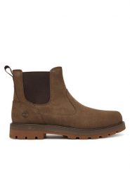 Timberland Sztyblety Britton Road TB0A6A4WEM51 Brązowy. Brązowe sztyblety Timberland, bez wzorów, z nubiku, bez obcasa, bez zapięcia. Za 779.99 zł.
